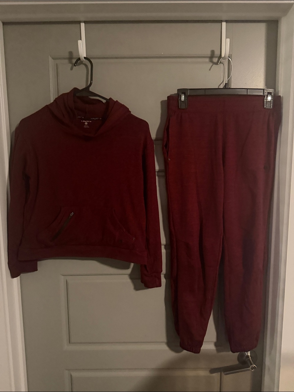 Cozy Maroon Hoodie & Jogger Set